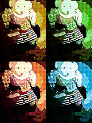 Teddy pop art